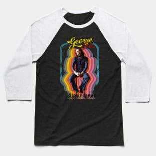 George Carlin Retro Fade Baseball T-Shirt